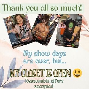 Closet Is Open! Thanks For The Memories!